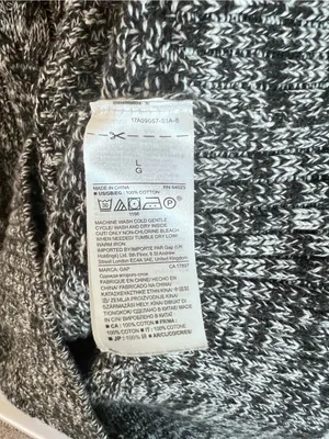 GAP Women's‎ Mockneck Cable-Knit Cotton Sweater Dress Charcoal Cozy Casual thumbnail 4