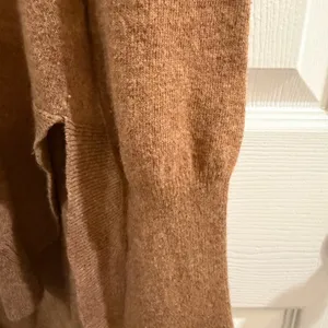 J. Crew Crewneck Merino Wool Blend Sweater in Caramel Brown thumbnail 4