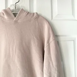 SKIMS Blush Pink Taupe Classic Pullover Hoodie Sweatshirt XS Casual Lounge Comfy thumbnail 5