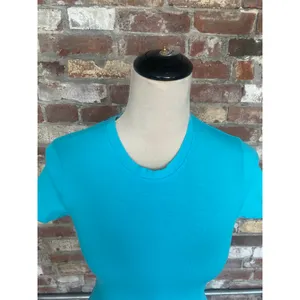 Primark Cares Bright Teal Short Sleeve Stretch Bodysuit Size XS thumbnail 2