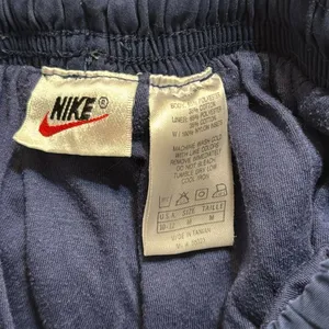 Vtg‎ Nike 90s ladies navy blue cotton athletic lounge pants size 24”medium thumbnail 10