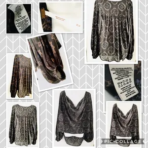 Free People Floral‎ Blouse Size Medium thumbnail 7