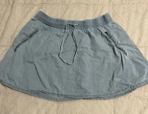 Fabletics Skirt Size XL Chambray Stetchy thumbnail 1