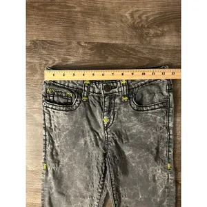 True Religion Geno Slim With Yellow Accents size 12 thumbnail 2