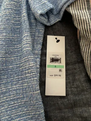 NWT Blue tweed Calvin Klein dress thumbnail 3