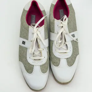 FootJoy Casual Collection Womens Golf Shoes 8 M White Gray Pink 97717‎ thumbnail 2