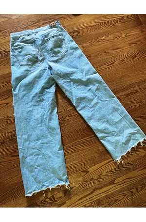American Eagle Ripped Baggy Jeans Wide-Leg thumbnail 6