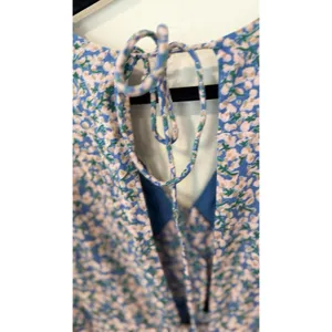 Anthropologie Mirth Caftan Perth mini dress in the Blueberry Print Medium 3031 thumbnail 10