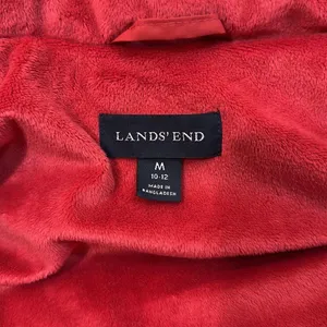 Lands' End Fleece-Lined Women Coat Jacket Puffer Quilted Chore Winter Medium thumbnail 9