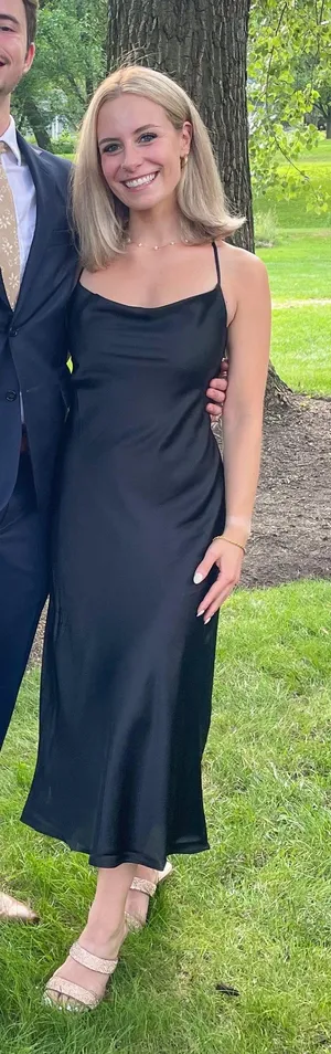 Show Me Your Mumu Black Satin Dress thumbnail 1