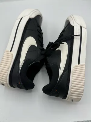 Nike Court Legacy Lift Black and White Low-Top Platform Sneakers Size 8 NEW‎ thumbnail 6
