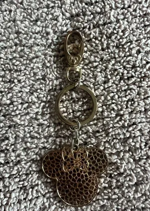 Disney Brown Gold Keychain Accessory thumbnail 1