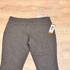 NWT HILARY RADLEY Womens Dark Gray Stretch Ponte Knit Slim‎ Leg Pants Size XXL thumbnail 4