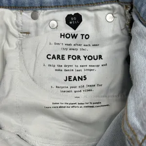 Madewell Perfect Vintage Straight Jean Womens 23T High Rise Hemp Blend Blue thumbnail 5