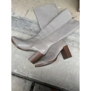 Marc Fisher Women's Gabey Wide Calf Almond Toe Block Heel Dress Boots - US 10M thumbnail 9