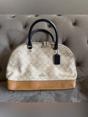 Coach Logo Color Large Sierra Satchel Handbag NO STRAP INCLUDED thumbnail 2