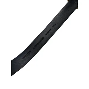 Chicos Womens Black Leather Belt W/ Two-Tone Decorative Buckle S/M SKU 6989 thumbnail 5