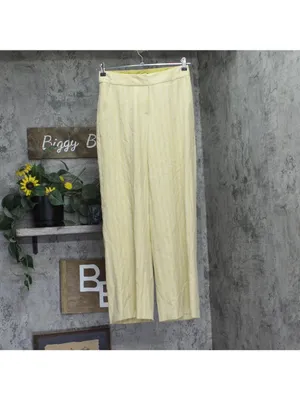 NWT Tahari ASL Womens Woven Stripe Pants Trousers PJM006-TK Ochre Brown Multi 4 thumbnail 2