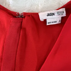 Jason Wu Sleeveless Knee Length Wrap‎ Dress in Red MRSP $495 thumbnail 6