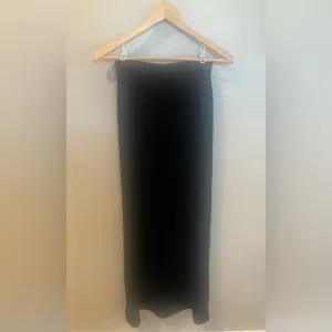 JESSICA MCCLINTOCK VINTAGE Y2K‎ Millennium 2000 Black Velvet Maxi Skirt S… thumbnail 2