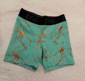 Zyia active marble shorts thumbnail 1