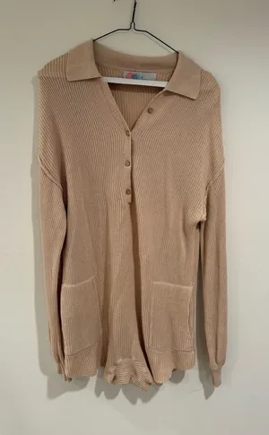 FP Beach Ribbed Sweater Onesie thumbnail 1