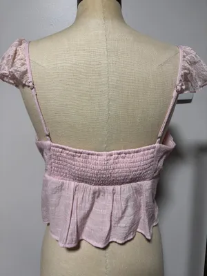 PacSun Pink Babydoll Top thumbnail 3