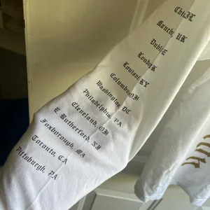 Taylor Swift Reputation Tour Shirt Long Sleeve Women's Small White‎ Music thumbnail 3