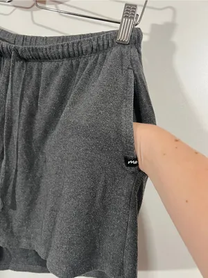 Meundies Essential Shorts Heather Charcoal Size Medium Women’s Pockets thumbnail 4