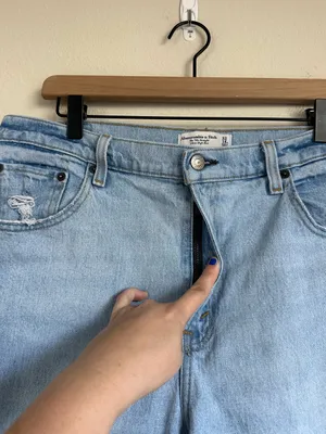 Abercrombie & Fitch The 90’s Straight Ultra High Rise Jeans thumbnail 5