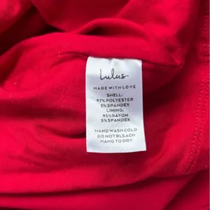 Lulus NEW WITH TAGS Iconic Moment Red Midi Bodycon Dress‎ small holiday thumbnail 7