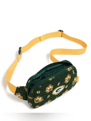 Vera Bradley Mini Belt Bag NFL Green Bay Packers Green Yellow Bandana NEW thumbnail 2