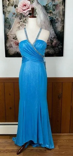 Stunning New Boutique Sample Pageant/Prom Gown! thumbnail 1