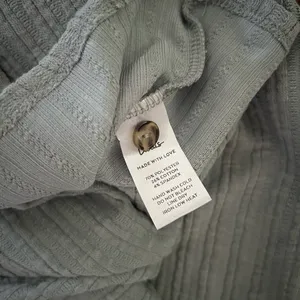 Lulus Let's Go Unwind Sage Green Knit Button-Front Lounge Romper thumbnail 8