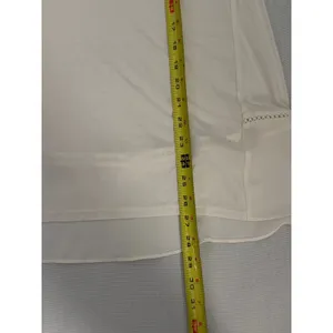 Ann Taylor Loft Cream Long Sleeve‎ long top size medium NWT thumbnail 5