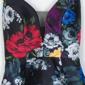 Sequin Hearts Womens Floral Hi Low‎ Sleeveless Cocktail Dress Size 3 Whimsigoth thumbnail 4