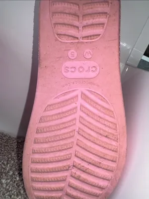 CROCS Womens Pink Slide Clogs thumbnail 4