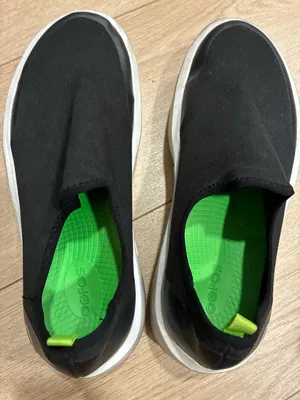 OOFOS OOmega eeZee Low Women’s Recovery Shoe Black Sneaker Slip On Size 10 thumbnail 7