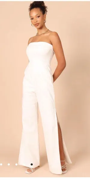 Petal & Pup Jumpsuit White thumbnail 1