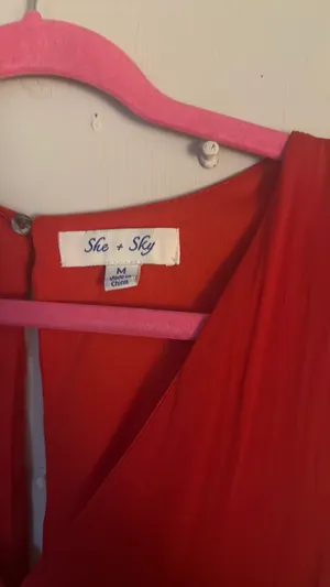 Red romper thumbnail 5