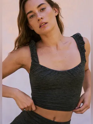 Free People Stars Align Heather Tank Gray Size Small - C33-025 thumbnail 1