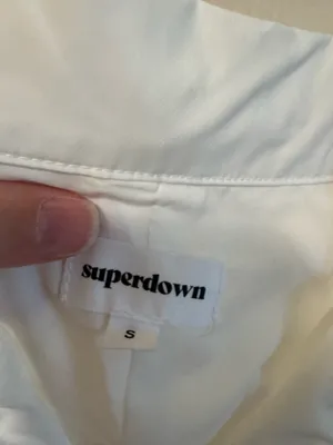 superdown Sofia Belted Mini Dress White thumbnail 3