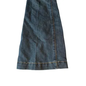 Gap Original Long and Lean Flare Leg Jeans Dark Wash Blue Denim Size 2 Long thumbnail 4