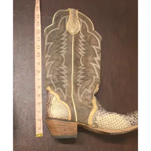 Idyllwind Triad Exotic Python Snip Toe Western Boots Brown Size 9B Cowgirl Rodeo thumbnail 8