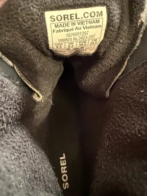 Sorel women’s Tan and Grey Lace-Up Winter Boot thumbnail 5