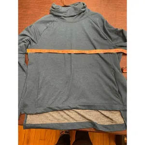 Adidas‎ Long Sleeve Drop Cut Turtleneck with Muff/Kangaroo Pocket Blue XL thumbnail 7