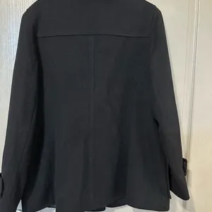 Michael Kors Women's Black Pea Coat with Toggle Closure 100 Wool Old Money 14 thumbnail 3