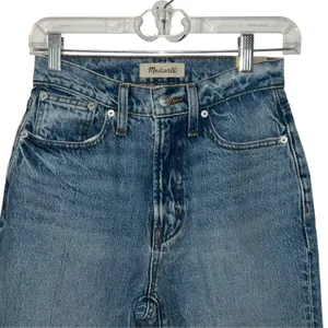 Madewell The Perfect Vintage Straight Jean Medium Wash Blue Denim Women W23 New thumbnail 2