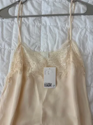 Satin Slip Dress H&M thumbnail 3