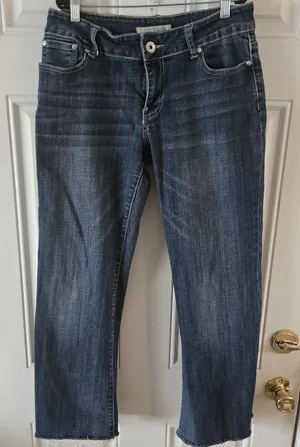 Stetson Women No 214 City Trouser Denim blue Jeans Wide Leg Size 10 (30x28) 90s thumbnail 1